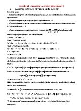 Chuyên đề bồi dưỡng học sinh giỏi Toán 8 - Phân tích đa thức thành nhân tử
